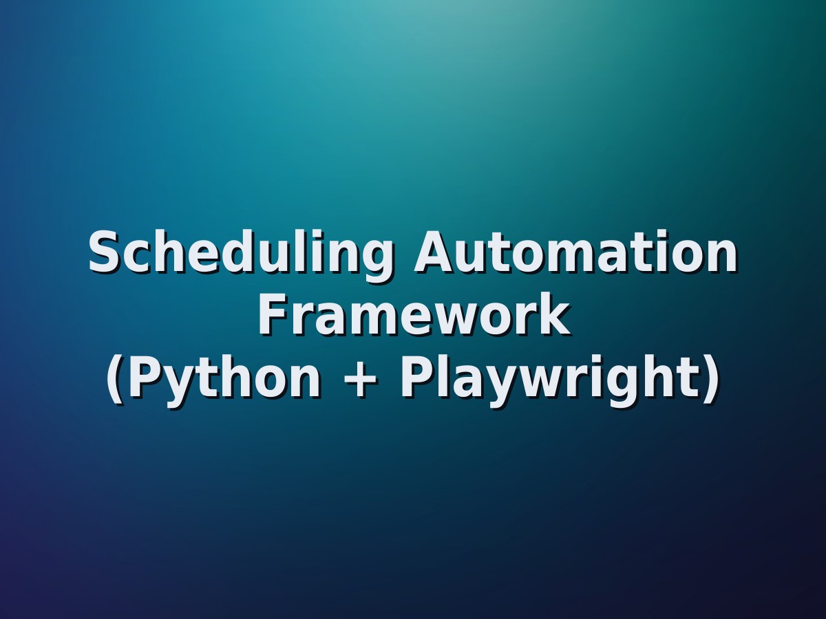 Cover image for the Scheduling Automation Framework case study